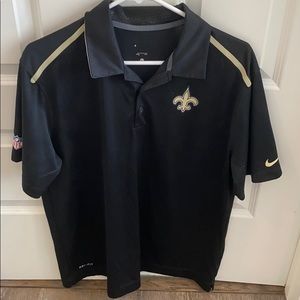 Men’s Nike Dri Fit New Orleans Saints Polo
